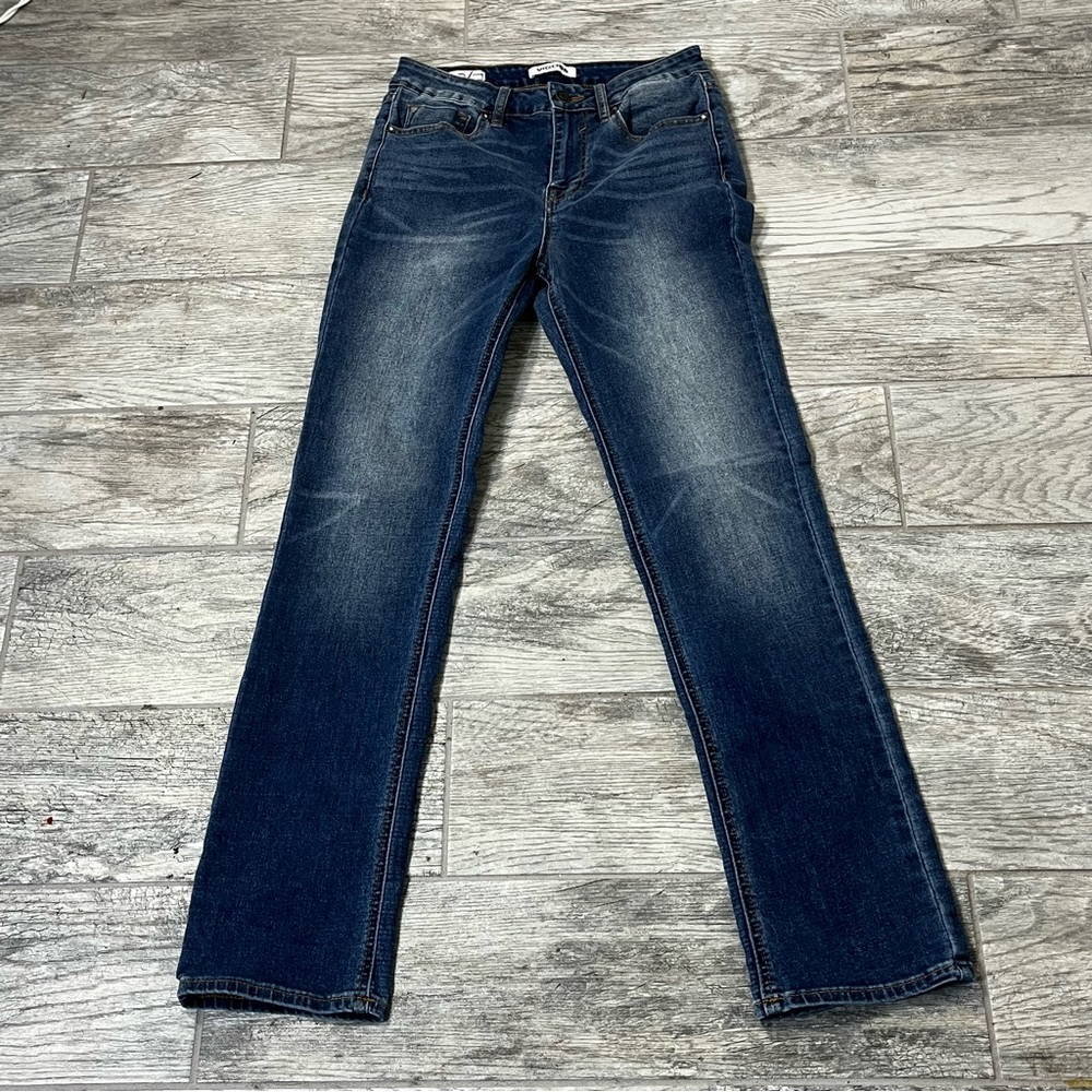 Vigoss ACE Strait Leg Jeans Women’s Size 26 Blue Retro Casual Trending Essential - Picture 2 of 10